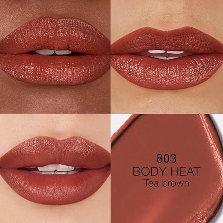 NARS Explicit Lipstick, Body heat 803, color Tea Brown